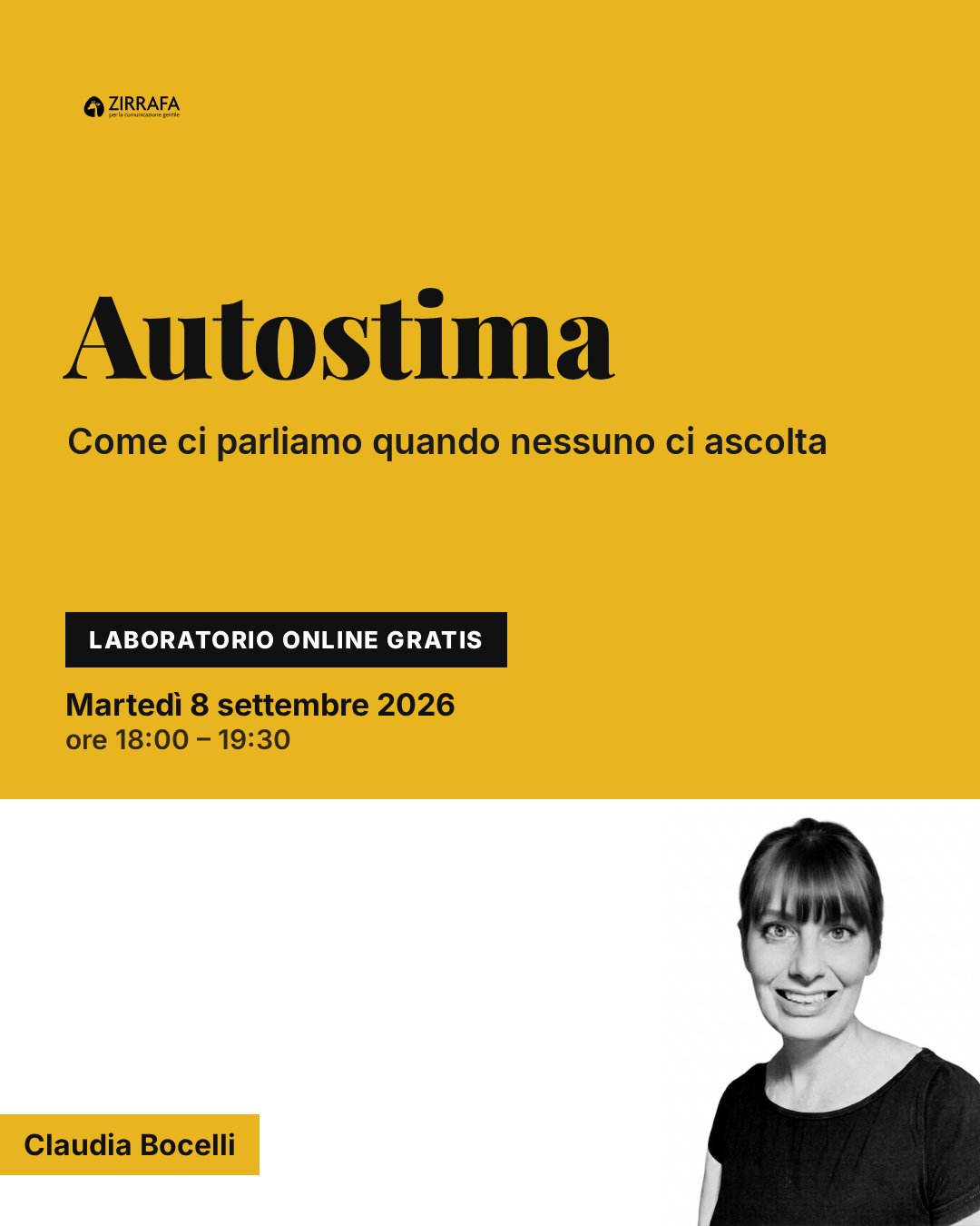 Laboratorio 01 — Autostima