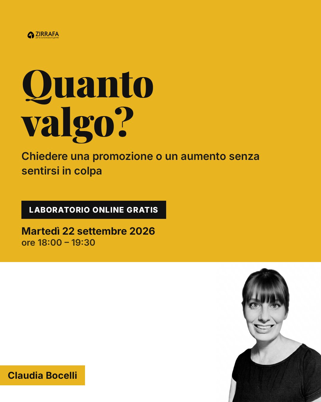 Laboratorio 03 — Quanto valgo?